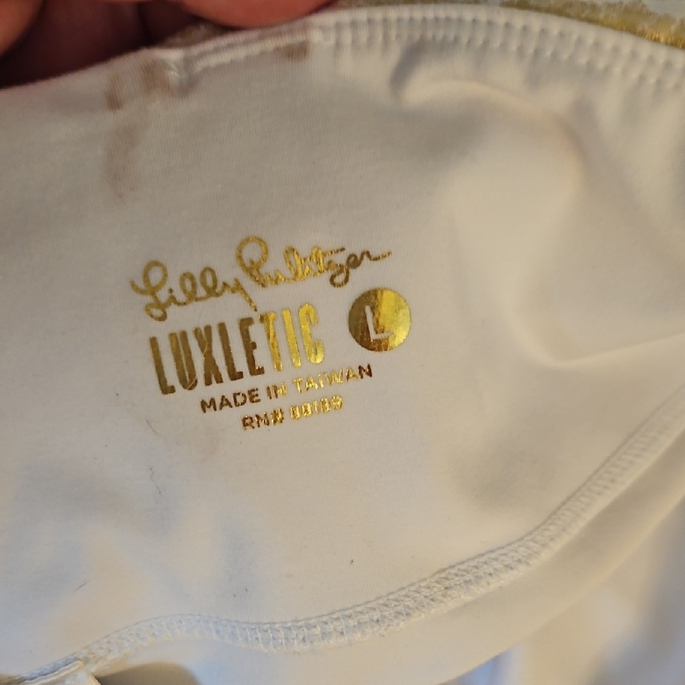Lilly Pulitzer Luxletic White Pants - Picture 2 of 2
